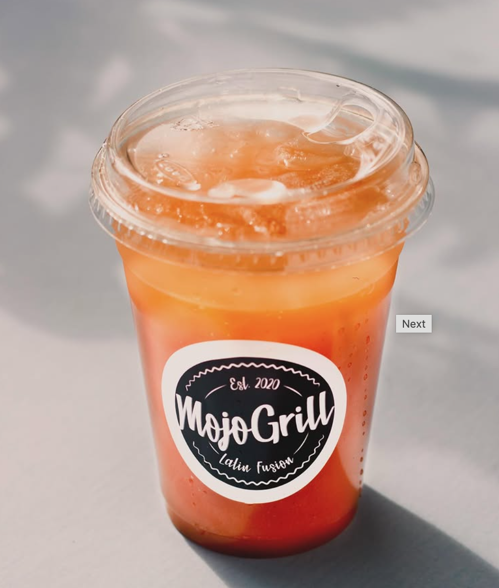 Mojo Grill signature agua fresca